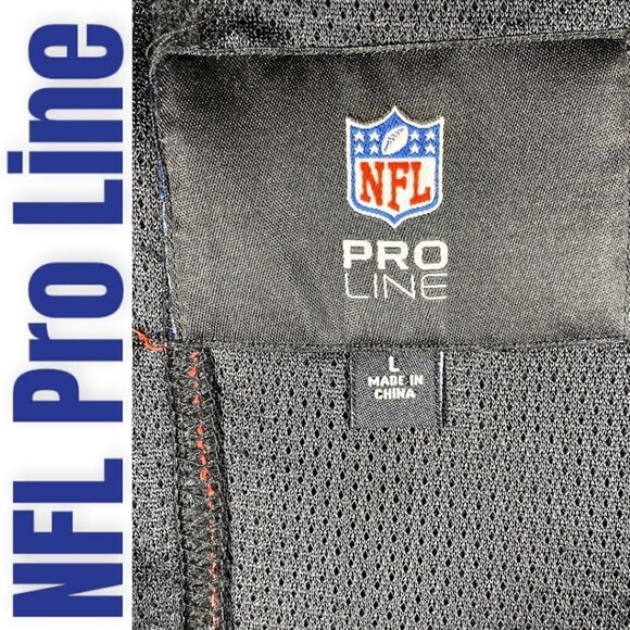 NFL PRO LINE NY GIANTS Heavy Fleece Full Zip Mock Neck Jacket, Size Large - Picture 7 of 11